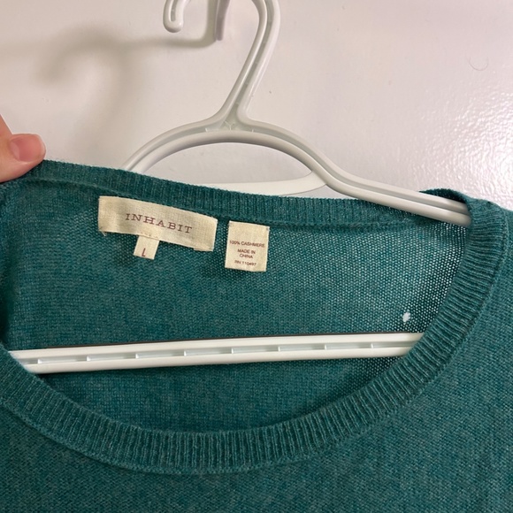 Inhabit Green Cashmere sweater - Picture 3 of 3